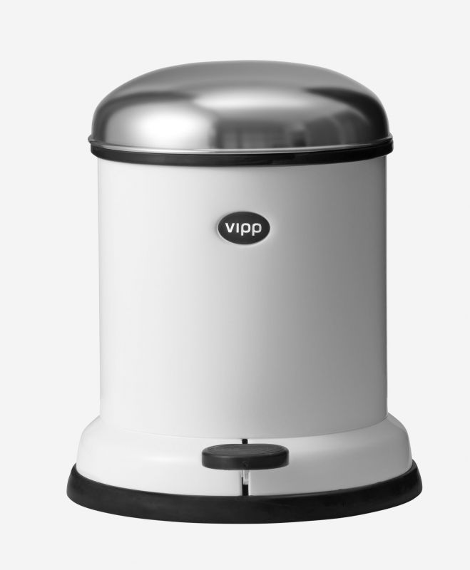 Pedal bin 4L WHITE Vipp SINGLE PIECES